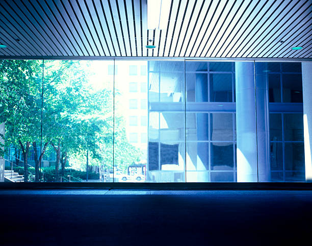 empty interior of office hall stock photo