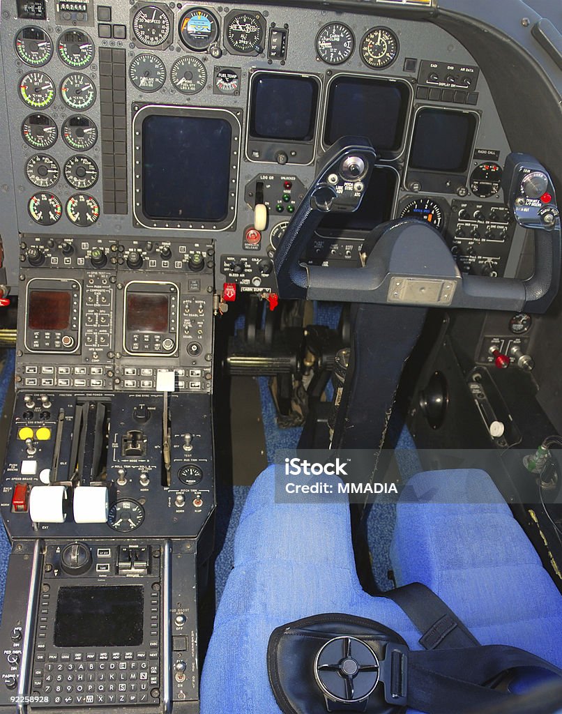 jet avion d'une cabine de pilotage - Photo de Aviation générale libre de droits