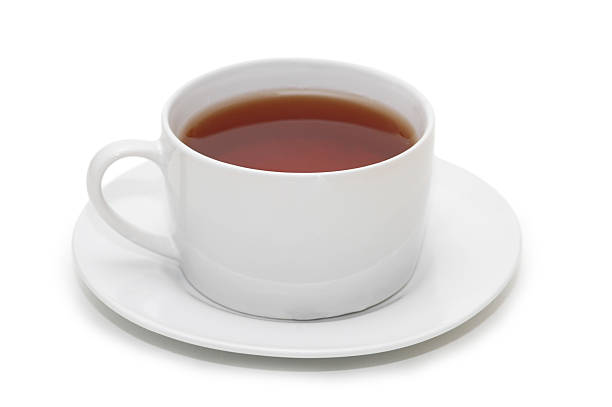 istock Cup of tea isolated on the white 92258973