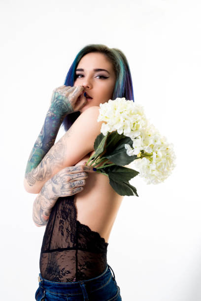istock sexy woman studio  spring concept 922593410