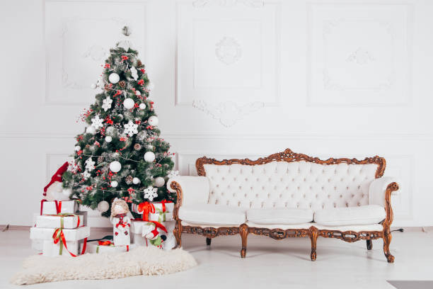 istock Beautiful Christmas interior. New year decoration. 922593678