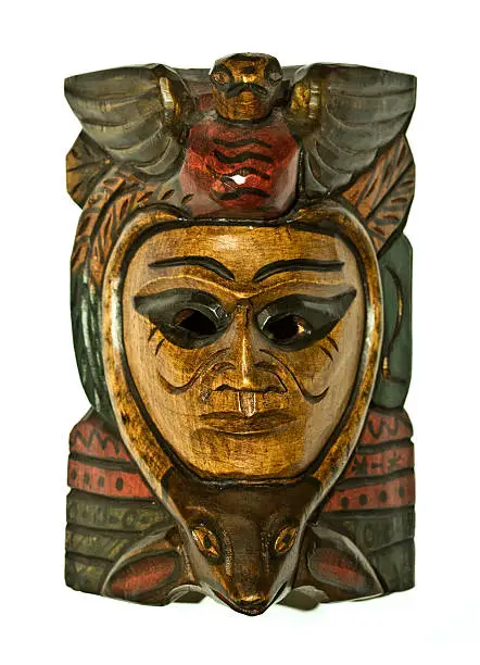 Photo of Ethnic Wood Mask