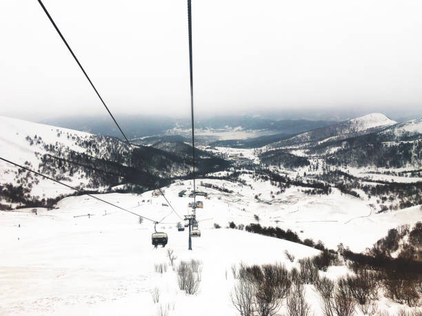 istock Caucasus mountains Georgia ski resort in Bakuriani. Mountain view 922604198