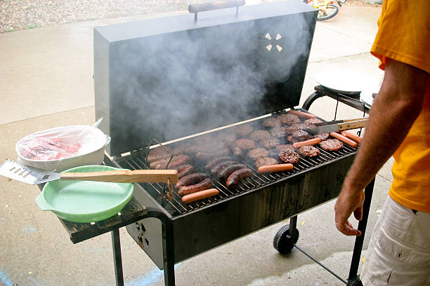 Cookin' Time brat burger stock pictures, royalty-free photos & images