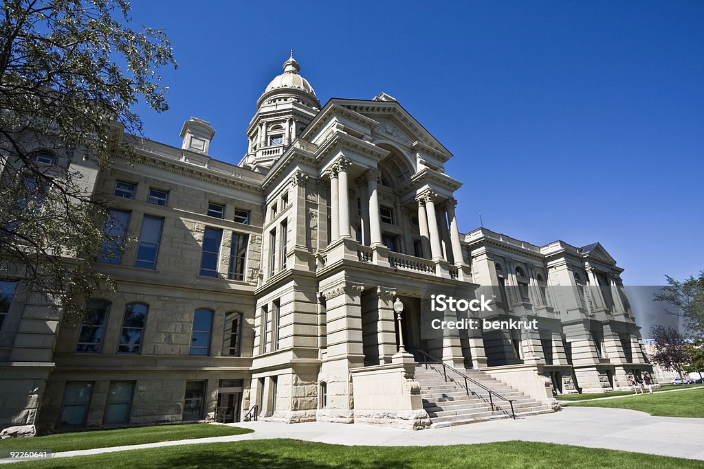 Cheyenne, Wyoming, le Capitole de l'État - Photo de Wyoming libre de droits