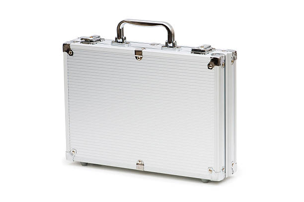 istock Metal case isolated on the white background 92260692