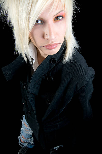Alternative Boy Stock Photo - Download Image Now - Blond Hair, Gay Man,  Goth - iStock
