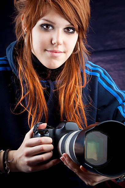 istock Young photographer woman portrait 92260849