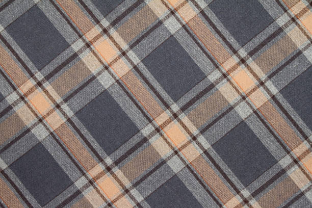 istock Flannel, cotton into the classic scottish cell as textile background 922611008