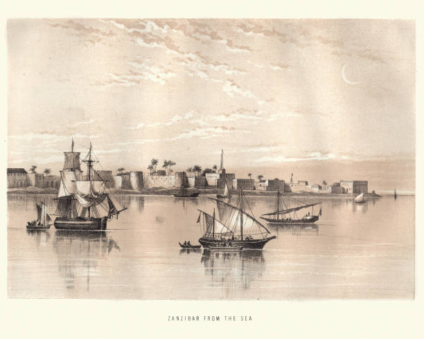 istock View of Zanzibar City, 19th Century 922611440