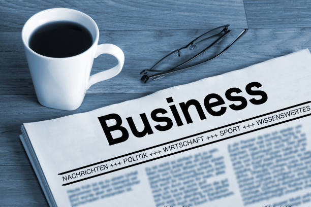 istock A cup of coffee and a business newspaper 922611802