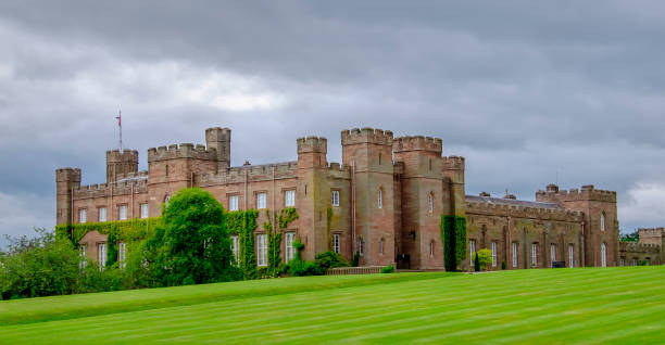 Scone Palace is a late Georgian Gothic style building built in the 12th century and  rebuilt in early 1800's, is the family home of the Earls of Mansfield and the ancient crowning place of Scottish kings on the famous stone of Scone. The surrounding grounds offer gardens and peaceful woodland.