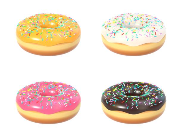 istock Delicious colorful donut set 922629398
