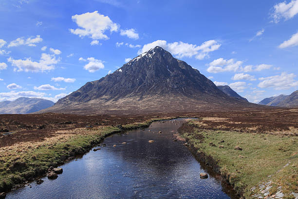 Buachaille Etive Mor  etive river photos stock pictures, royalty-free photos & images