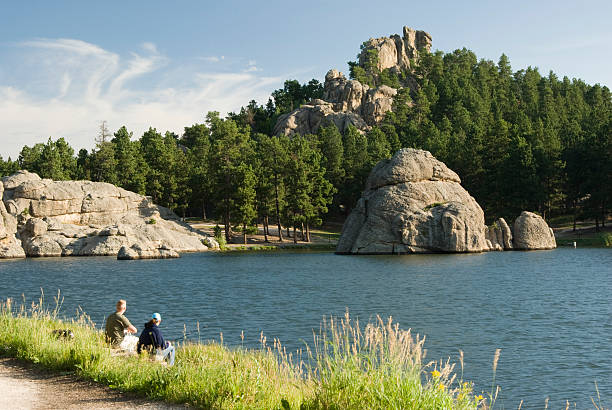 Sylvan Lake 2  custer state park stock pictures, royalty-free photos & images