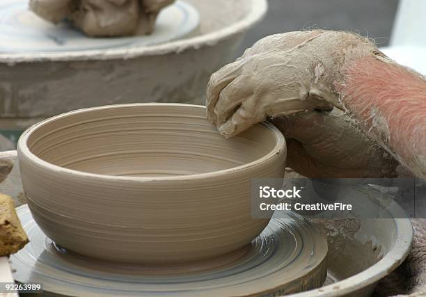 Pottery Bowl Stock Photo - Download Image Now - Adult, Art, Art And Craft