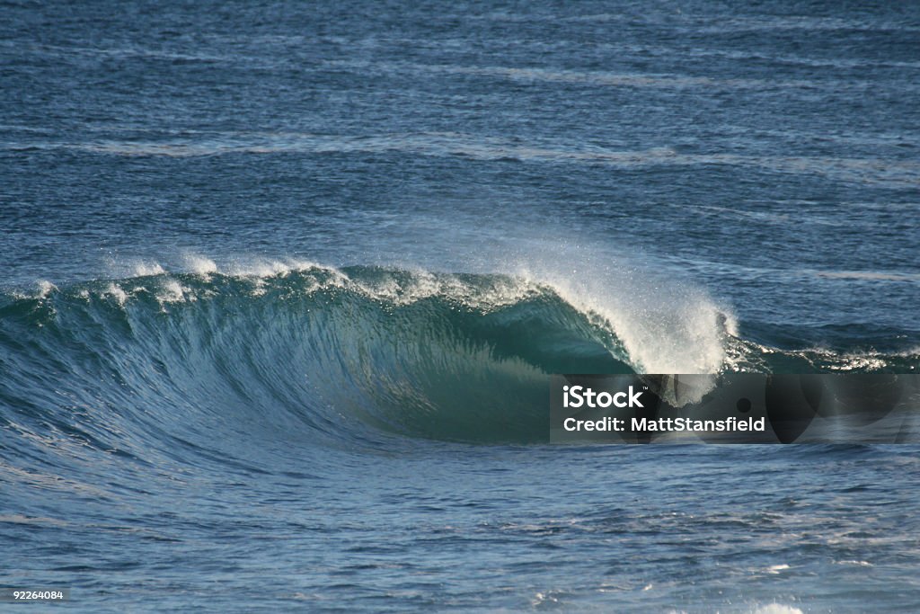 Belo onda do mar - Foto de stock de Arrebentação royalty-free