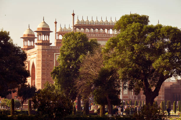 istock Taj Mahal, building next to the main mausoleum 922640904