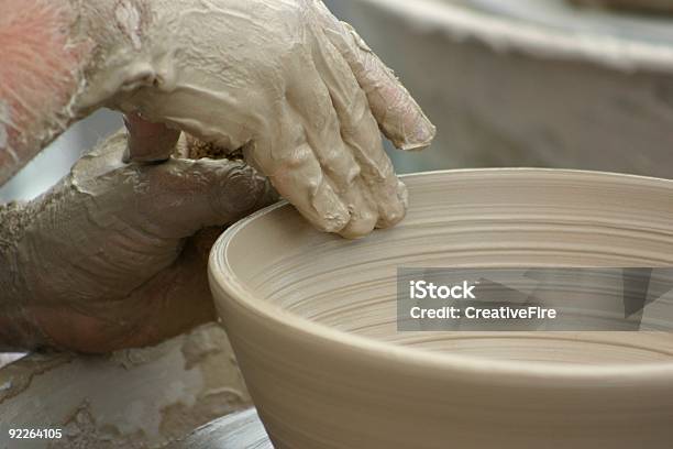 Clay Pottery Stock Photo - Download Image Now - Adult, Art, Art And Craft