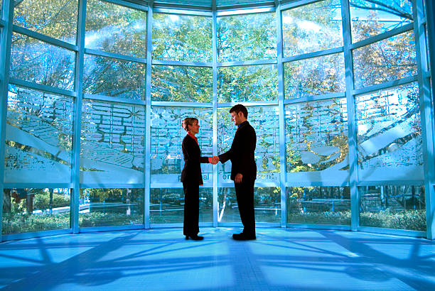 Business Negotiating Handshake stock photo