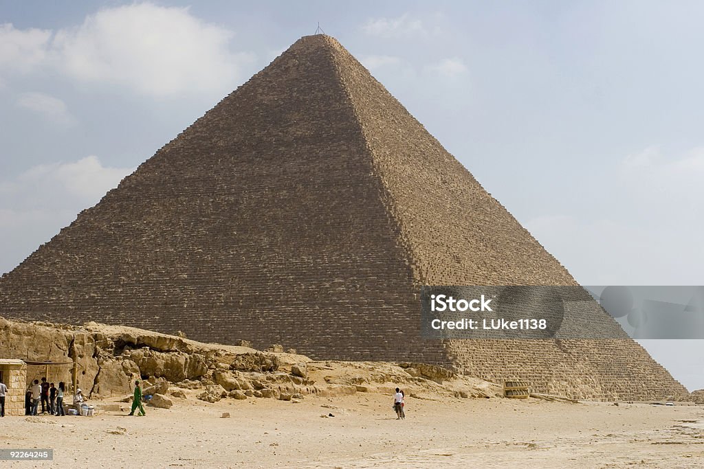 Grande Pirâmide - Royalty-free Antigo Foto de stock