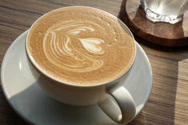 istock Cup of coffee with Love latte art 922649060
