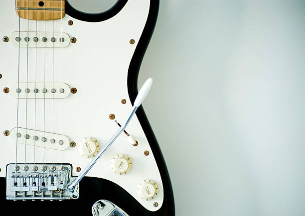 Electric guitar stock photo