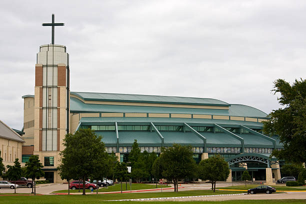 istock Modern Suburban Church 92265328