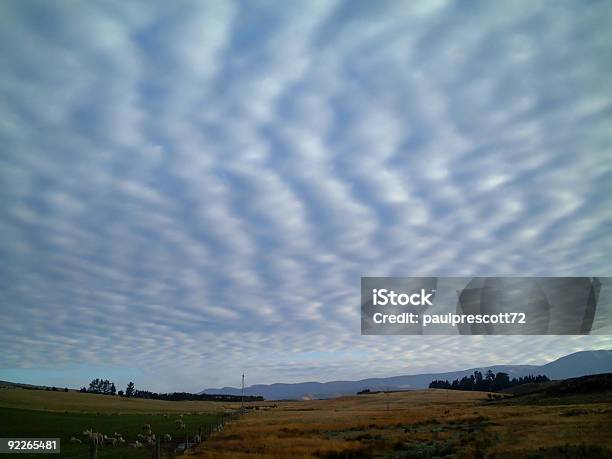 Estrato Nube Foto de stock y más banco de imágenes de Campo - Tierra cultivada - Campo - Tierra cultivada, Cirro, Paisaje con nubes