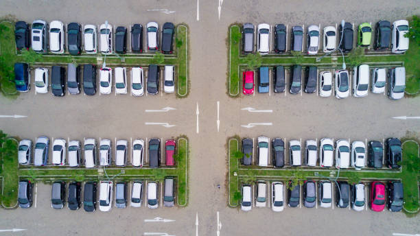 istock aerial view of parking lot 922657684