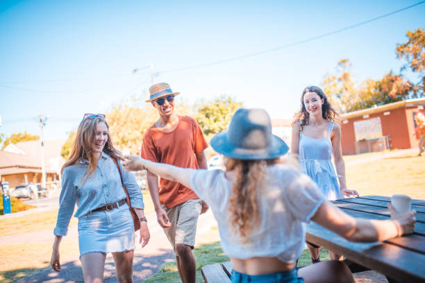 istock Friends hugging in a park 922658134
