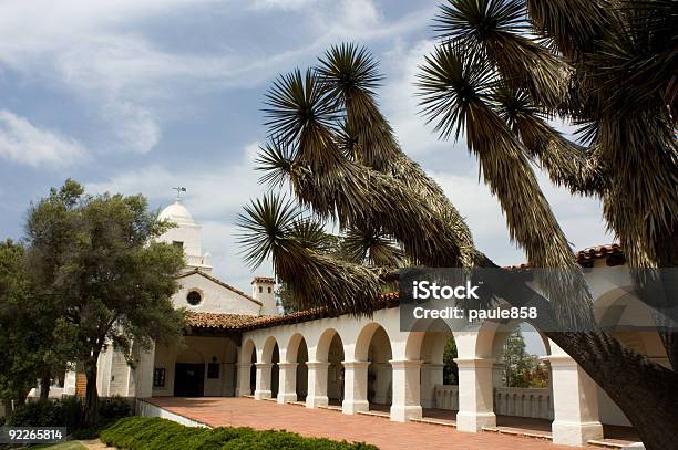 Missão E Cactos - Fotografias de stock e mais imagens de San Diego - San Diego, The Presidio, Bairro Antigo