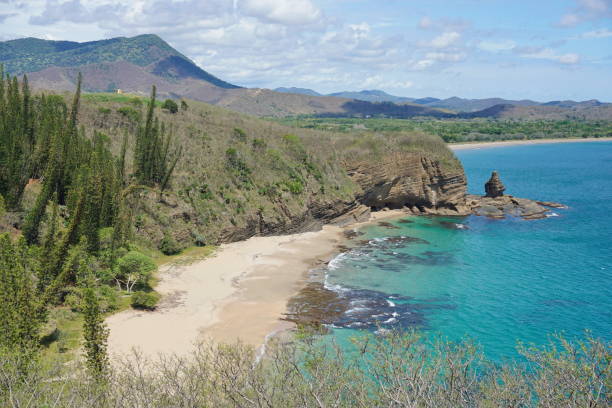 istock Coastal landscape beach and rock New Caledonia 922661826