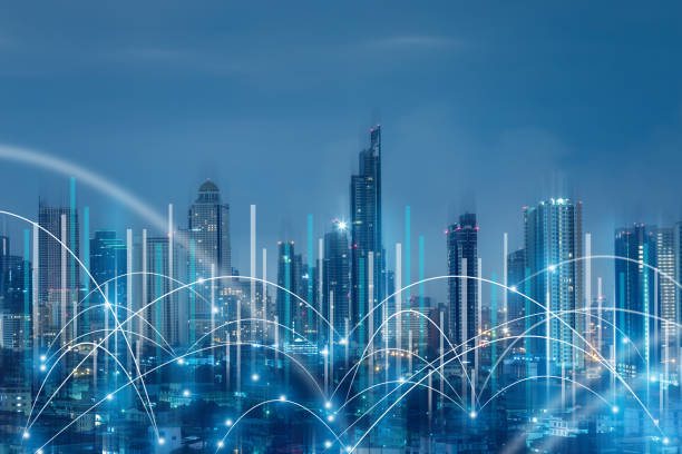 istock business connection ideas concept with abstract line connection on night city background 922662510