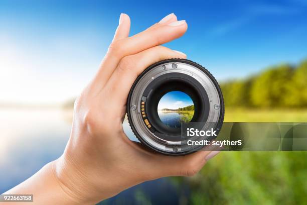 Photography Camera Lens Concept Stock Photo - Download Image Now - Lens - Optical Instrument, Camera - Photographic Equipment, Focus - Concept