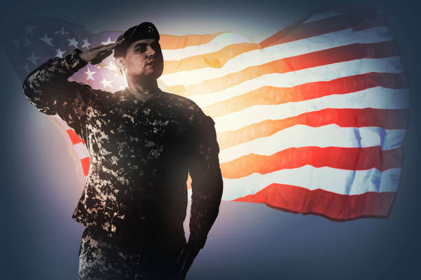 istock Saluting the National flag 922664648