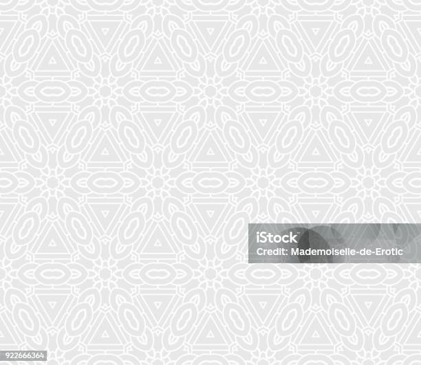 Decorative Geometric Seamless Pattern Vector Illustration For Interior ...