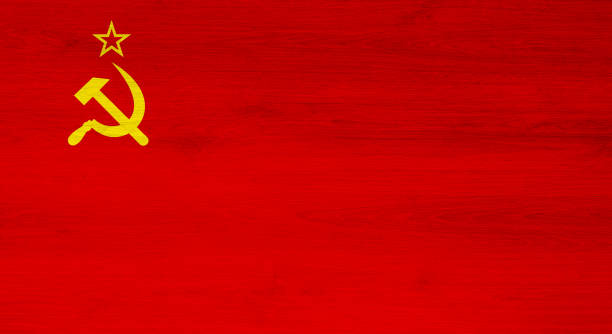 Chinese flag made from paper cutting