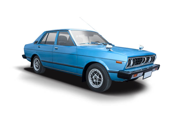 istock Classic Japanese car isolated on white 922668316