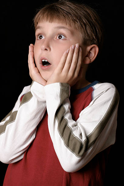 istock Wide-eyed child, fright 92266905