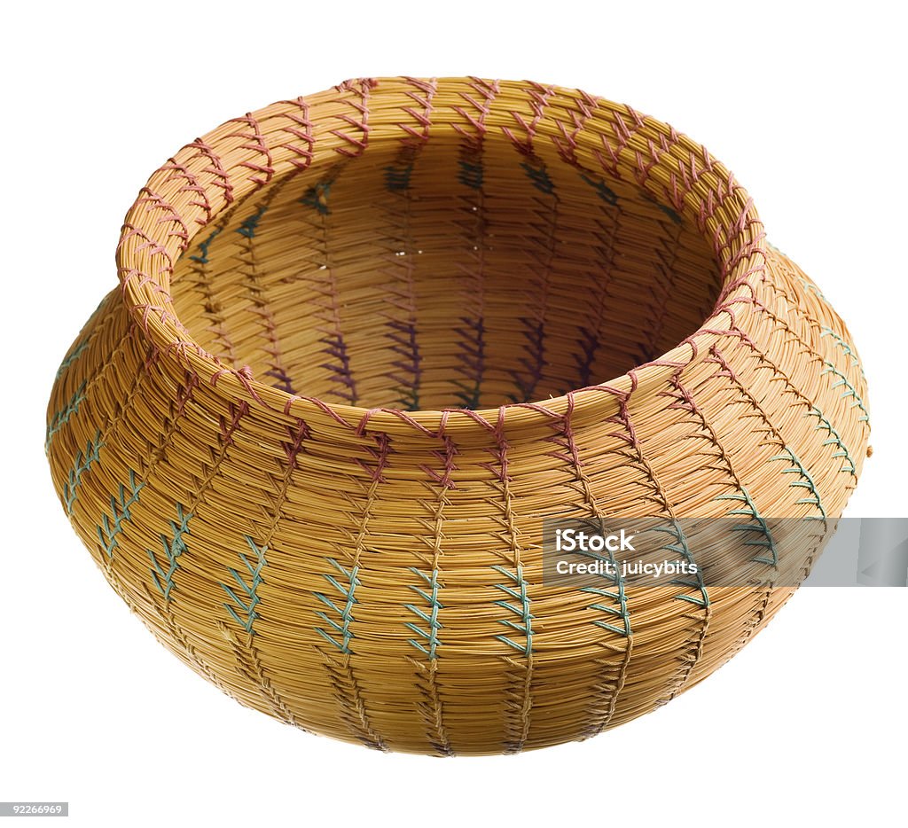 Cherokee handwoven koszyka - Zbiór zdjęć royalty-free (Kosz)