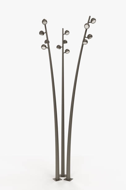 istock 3d model of lighting pole with lamp 922670308