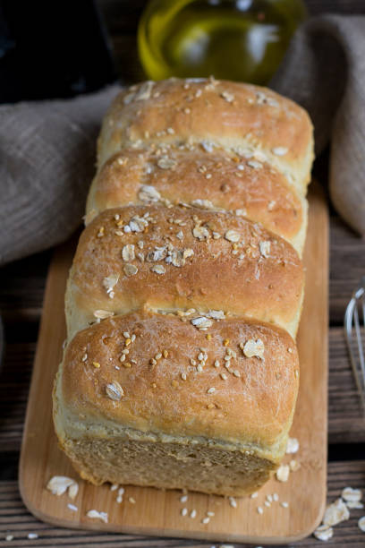 istock Homemade wheat bread with oats and sesame seeds 922671266