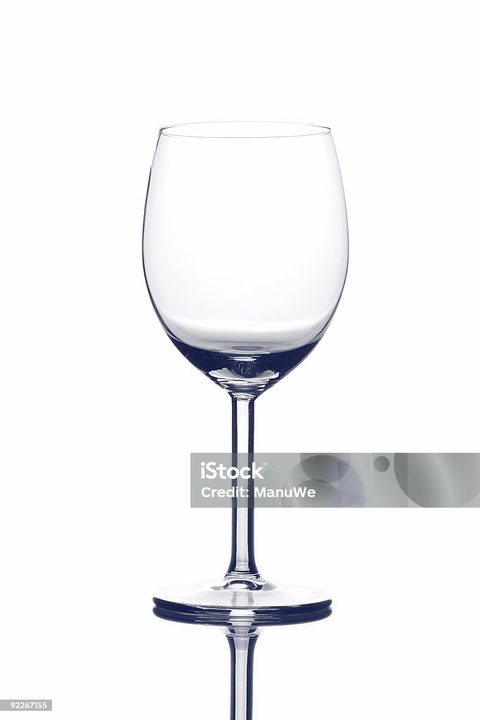 Bicchiere vuoto - Foto stock royalty-free di Bicchiere da vino