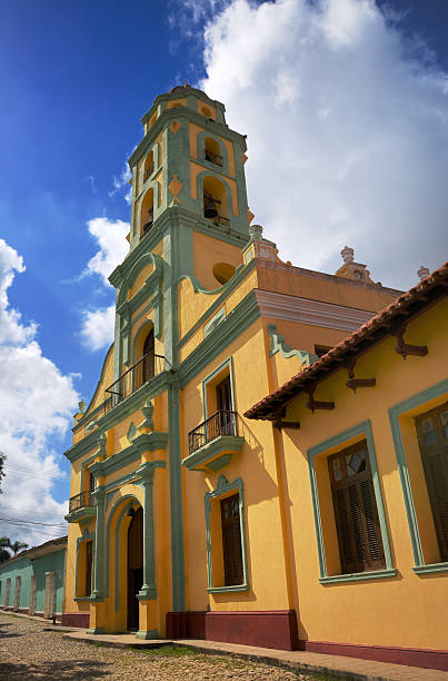 Typical church in Trinidad stock photo