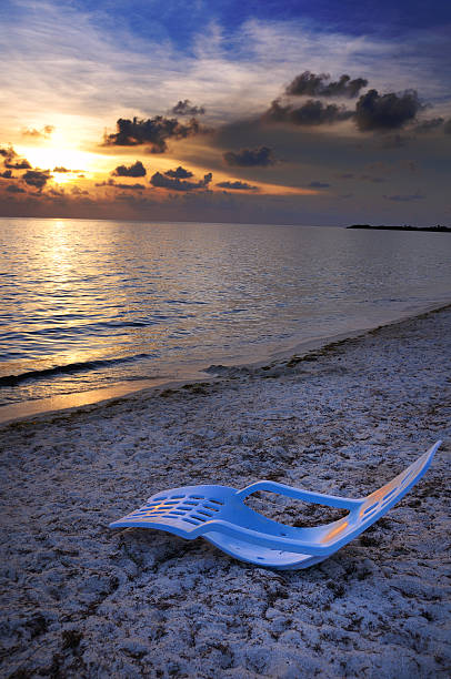 Tropical cuban beach stock photo