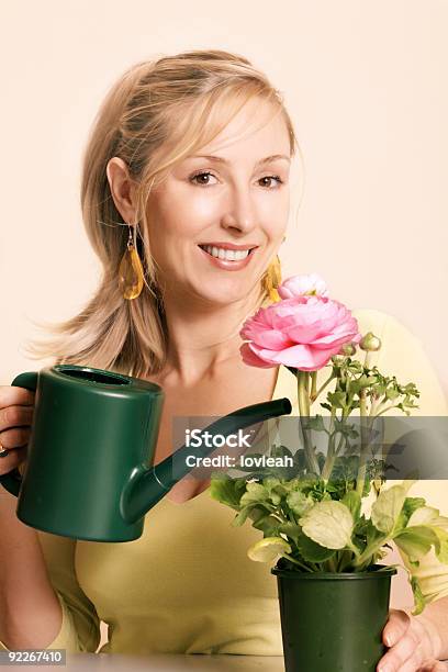 Green Thumb Stock Photo - Download Image Now - Adult, Blond Hair, Blossom