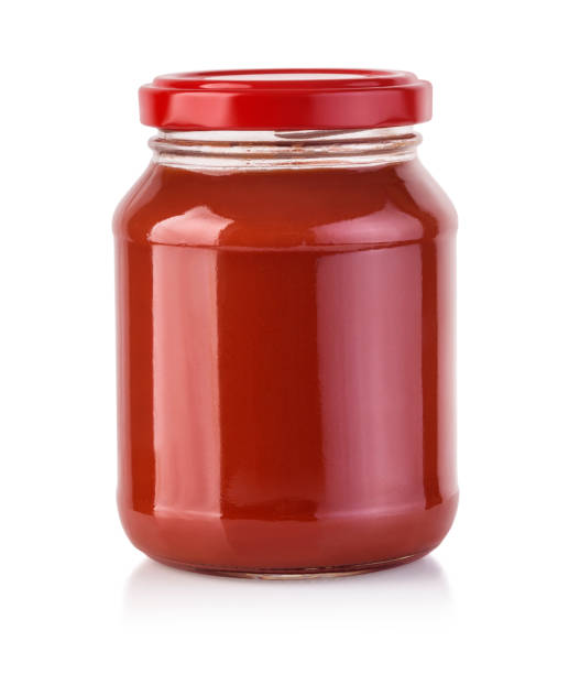 istock Jar of Ketchup isolated on white background.With clipping path 922674212