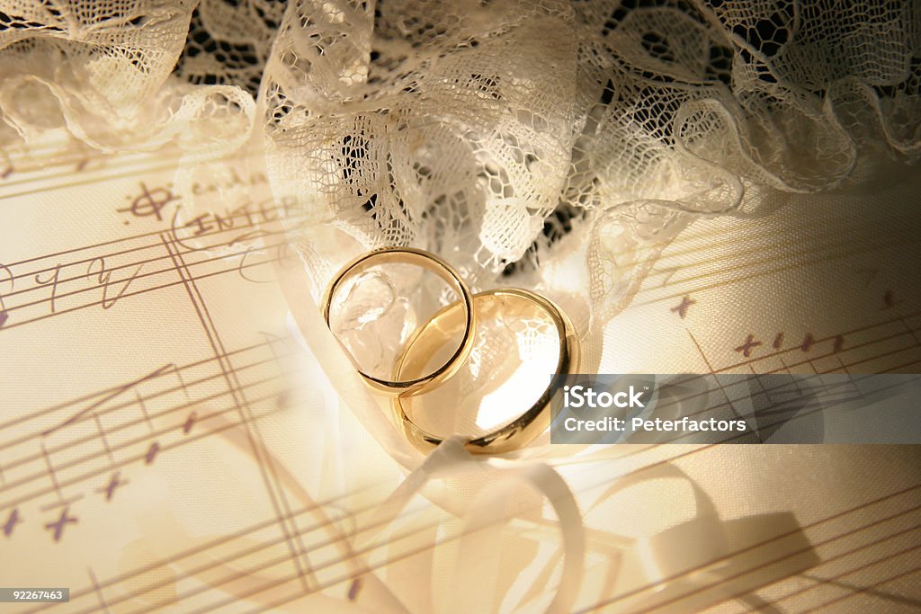 Dois anéis - Royalty-free Casamento Foto de stock
