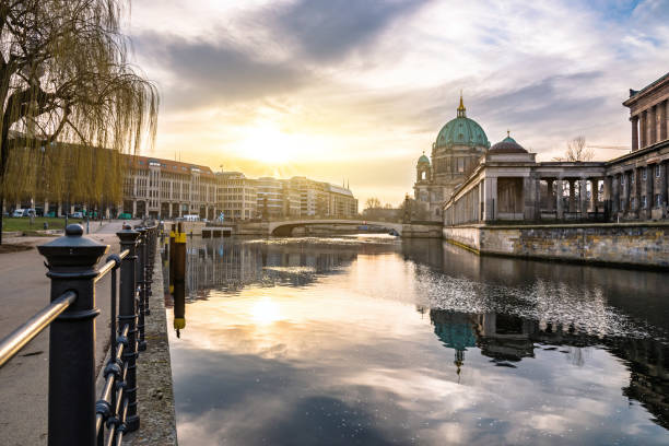 istock sunrise over museums island in berlin 922674918